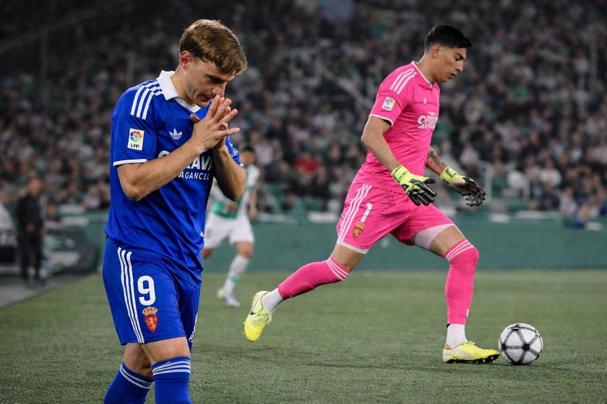 Dani Gómez y Andrada, en el partido del sábado.