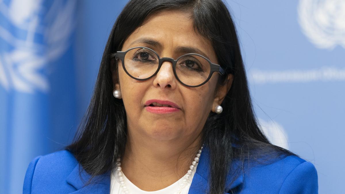 La vicepresidenta de Venezuela, Delcy Rodríguez.