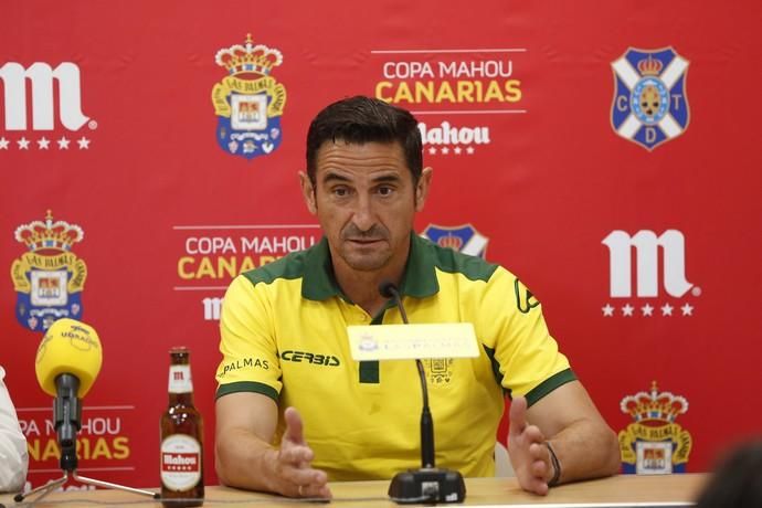 Manolo Jiménez, en la presentación de Copa Mahou