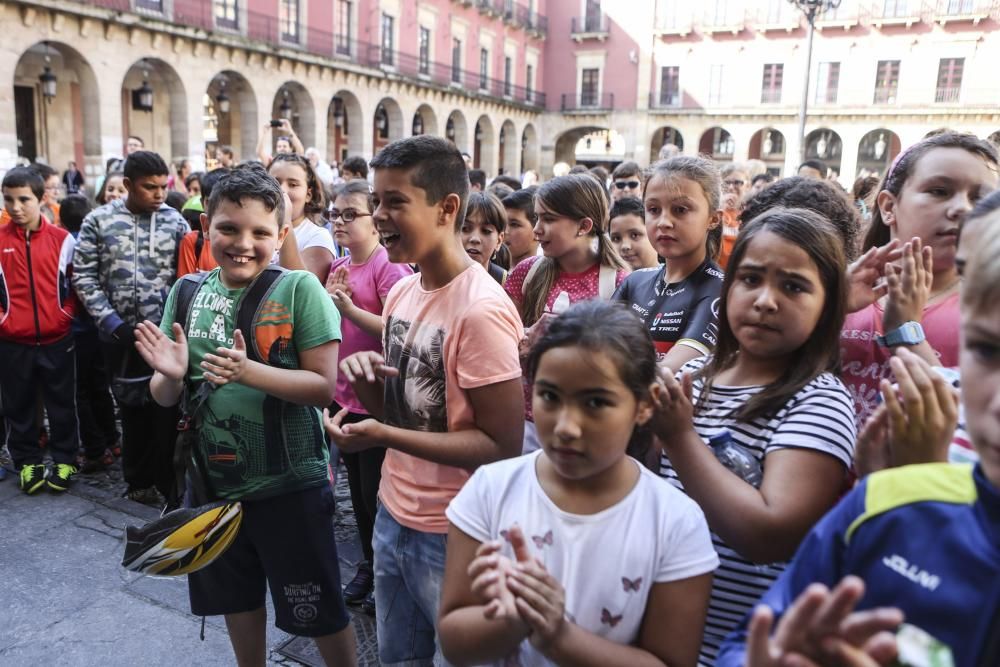 Del pupitre a la Plaza Mayor en Bici