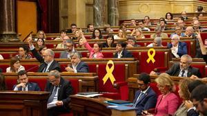 Pleno del Parlament.