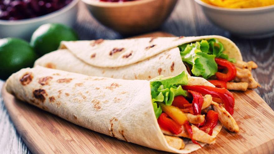 Fajitas mexicanas light