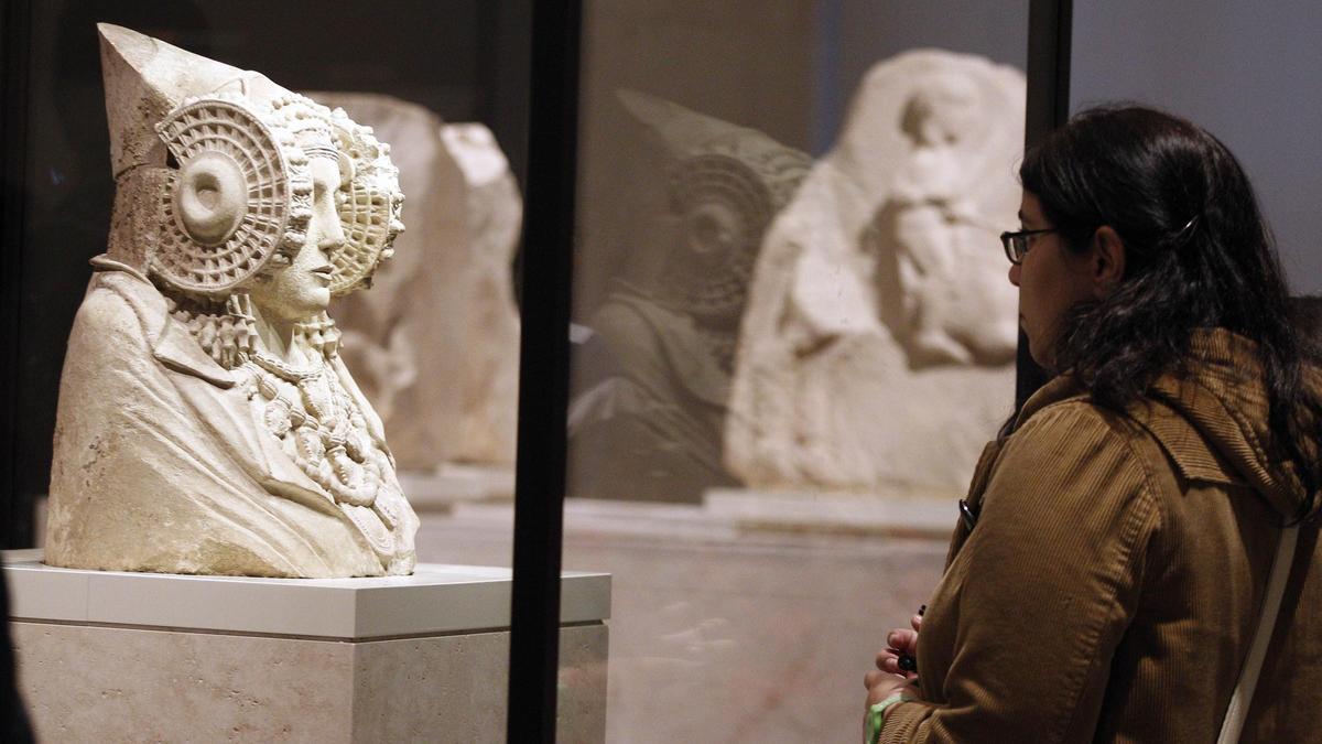 La Dama de Elche, en el Museo Arqueológico de Madrid.