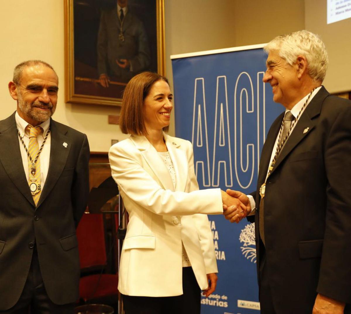 Por la izquierda, Javier Sebastián, Mar Alonso y Mario Díaz. | FERNANDO RODRÍGUEZ