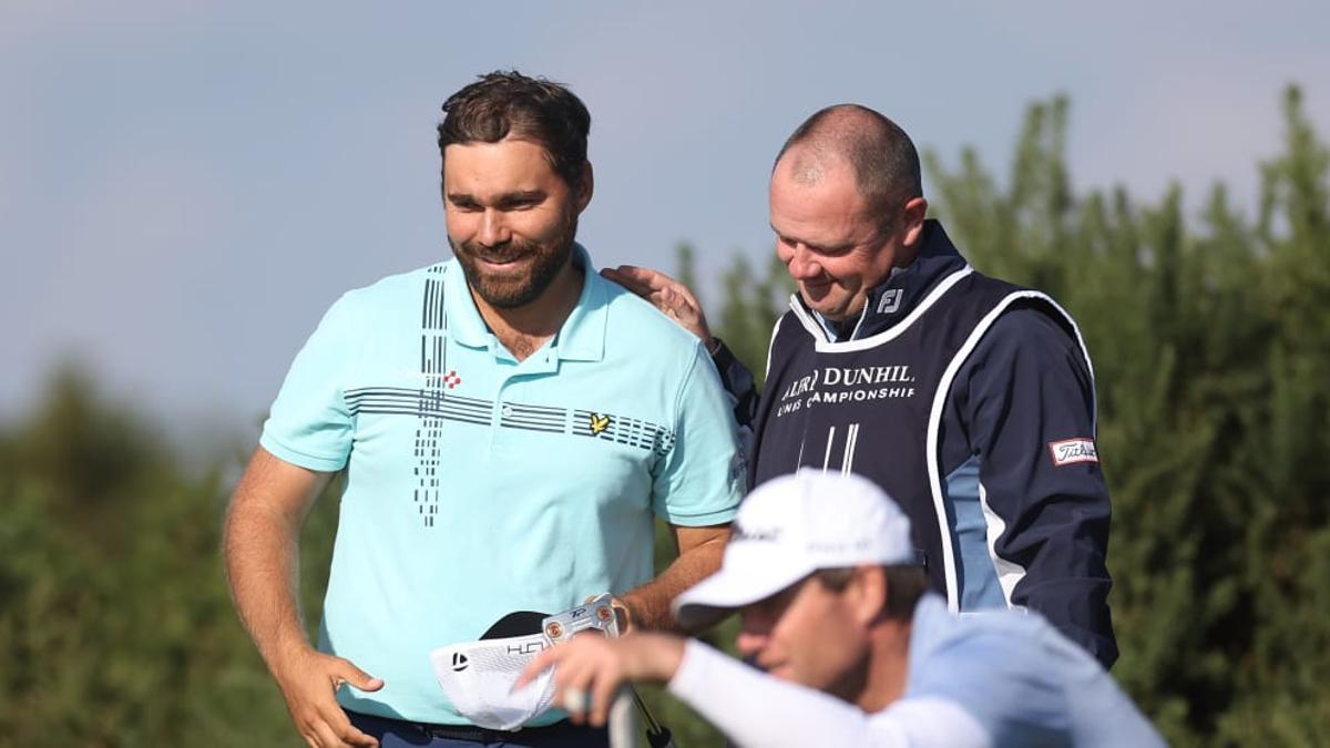 Langasque logró una vuelta histórica en Saint Andrews al igualar el record del campo (-11)