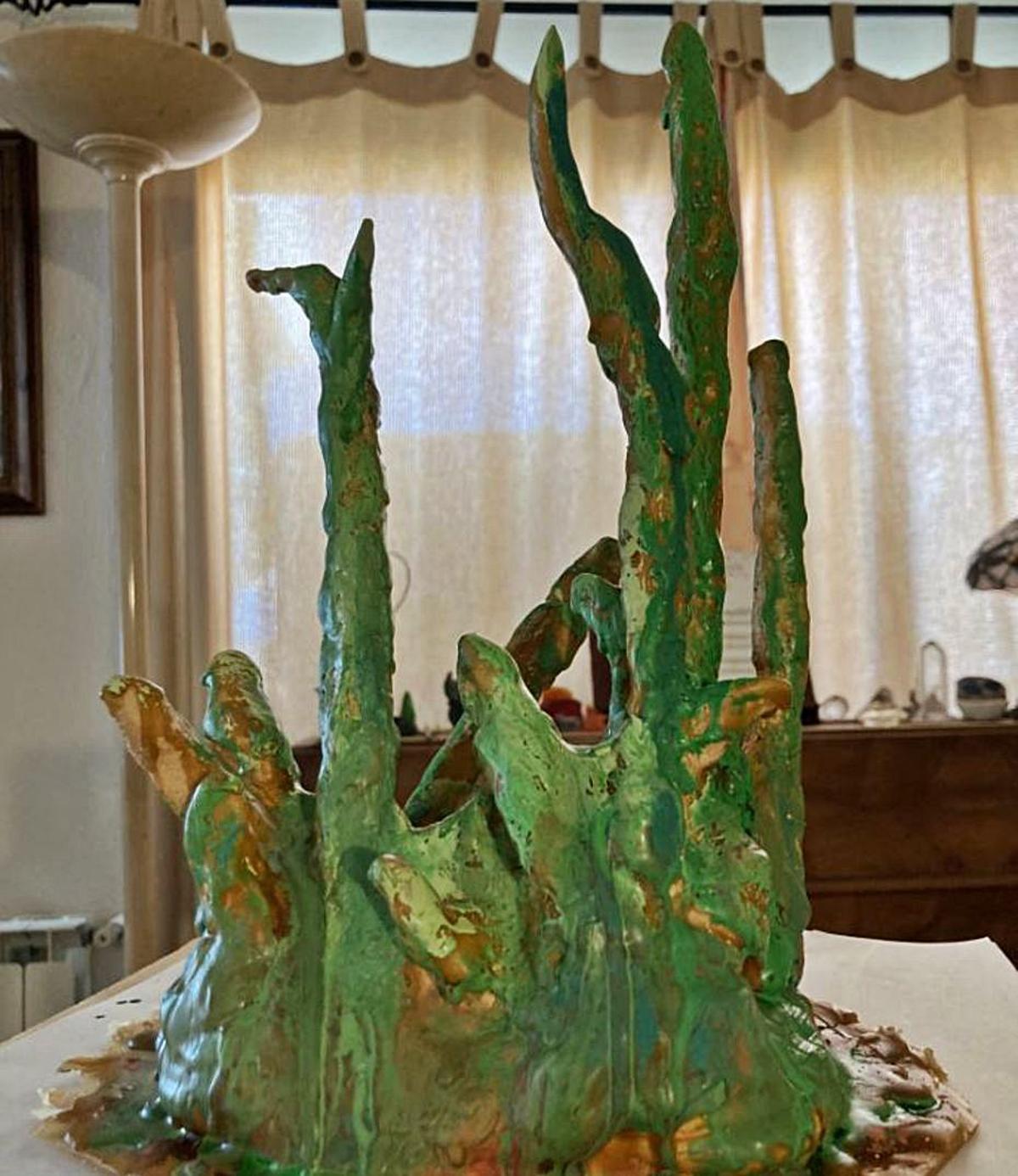 Una de las esculturas de Jessica Sturgess. | _DI