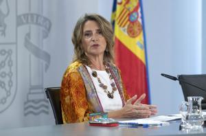 La vicepresidenta tercera y ministra para la Transición Ecológica y el Reto Demográfico, Teresa Ribera