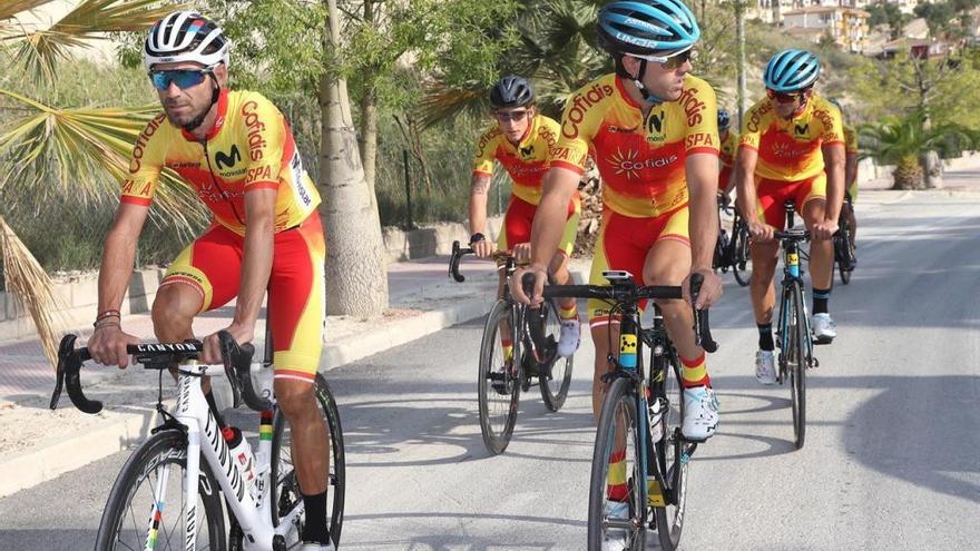 La selección de Valverde ya pedalea por Alicante