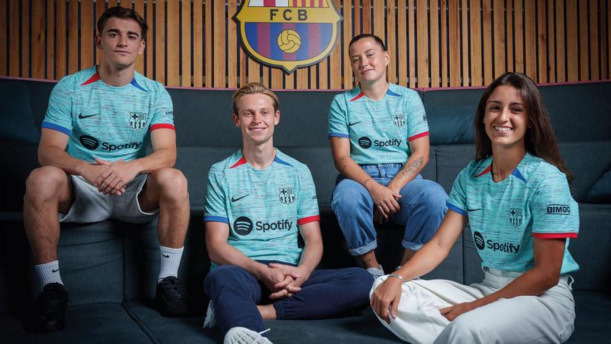 ¡El Barça presenta su tercera equipación!