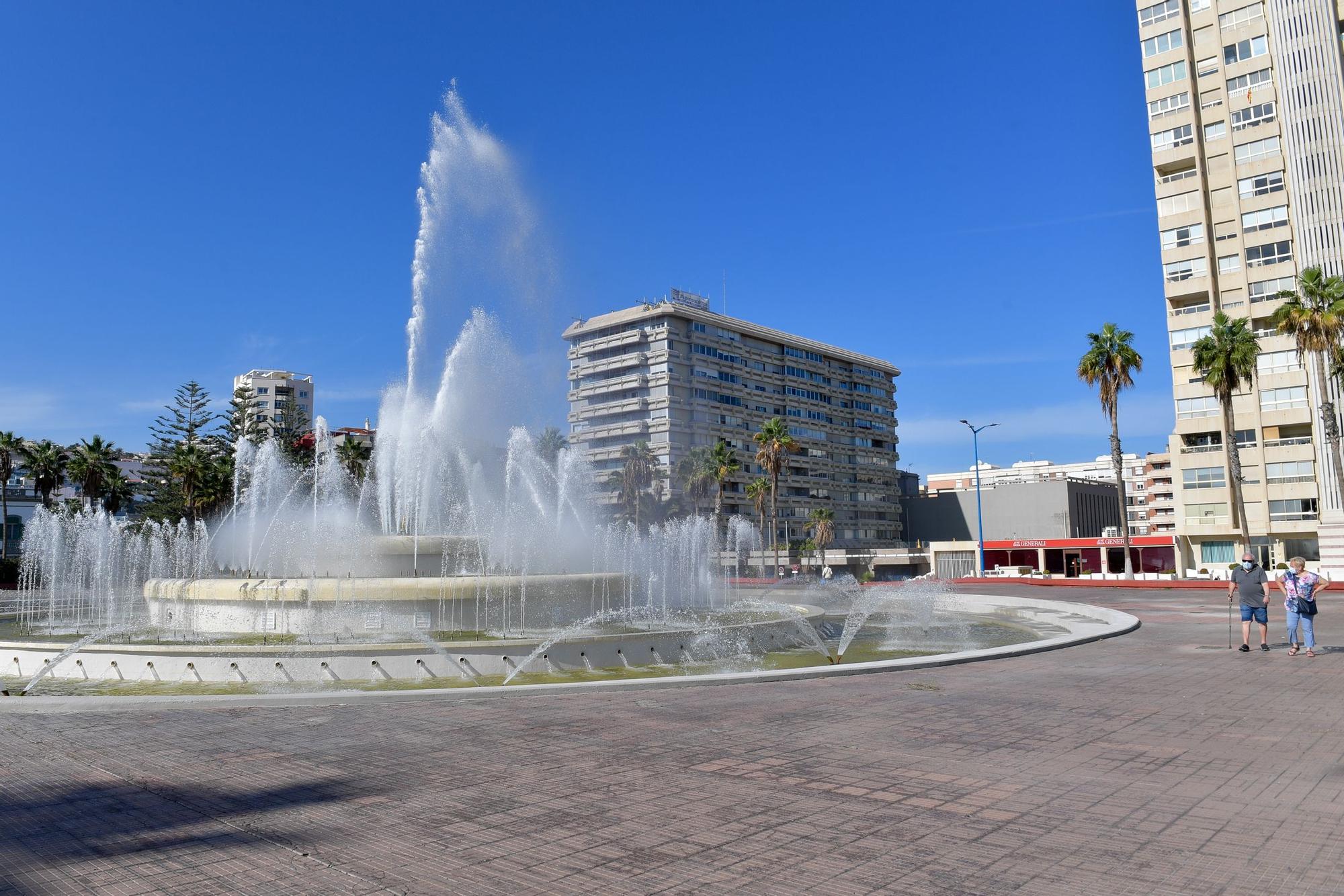 La Fuente Luminosa vuelve a funcionar