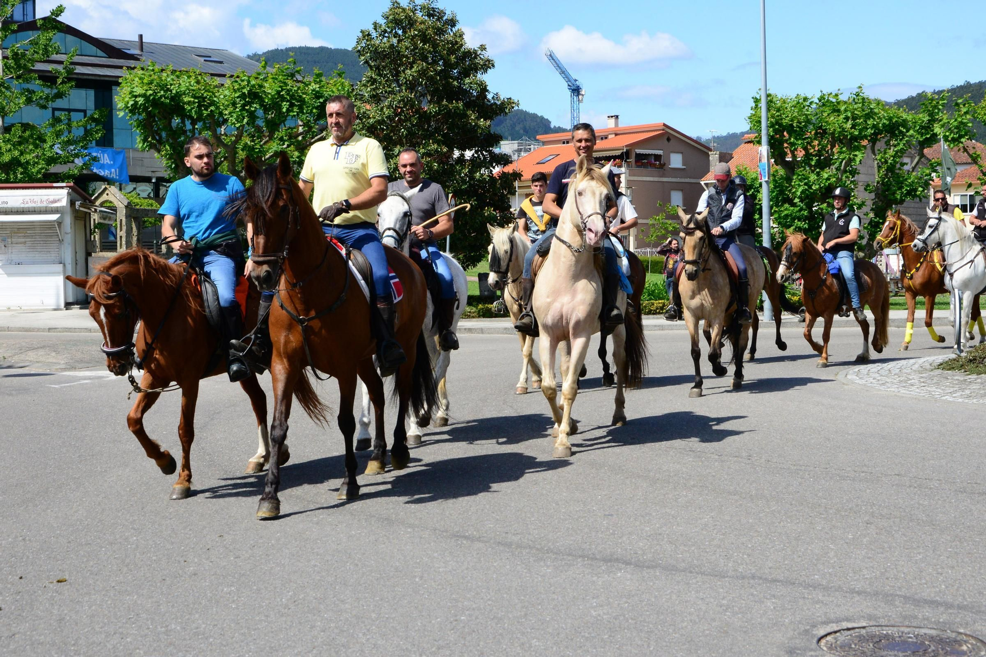 Más de 200 jinetes en la Xuntaza Cabalar de Moaña