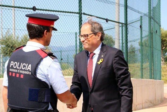 Torra visita Forcadell i Bassa