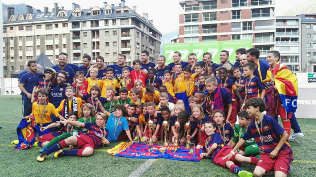 El FC Barcelona se ha llevado los cuatro títulos del MICFootball7 de Andorra