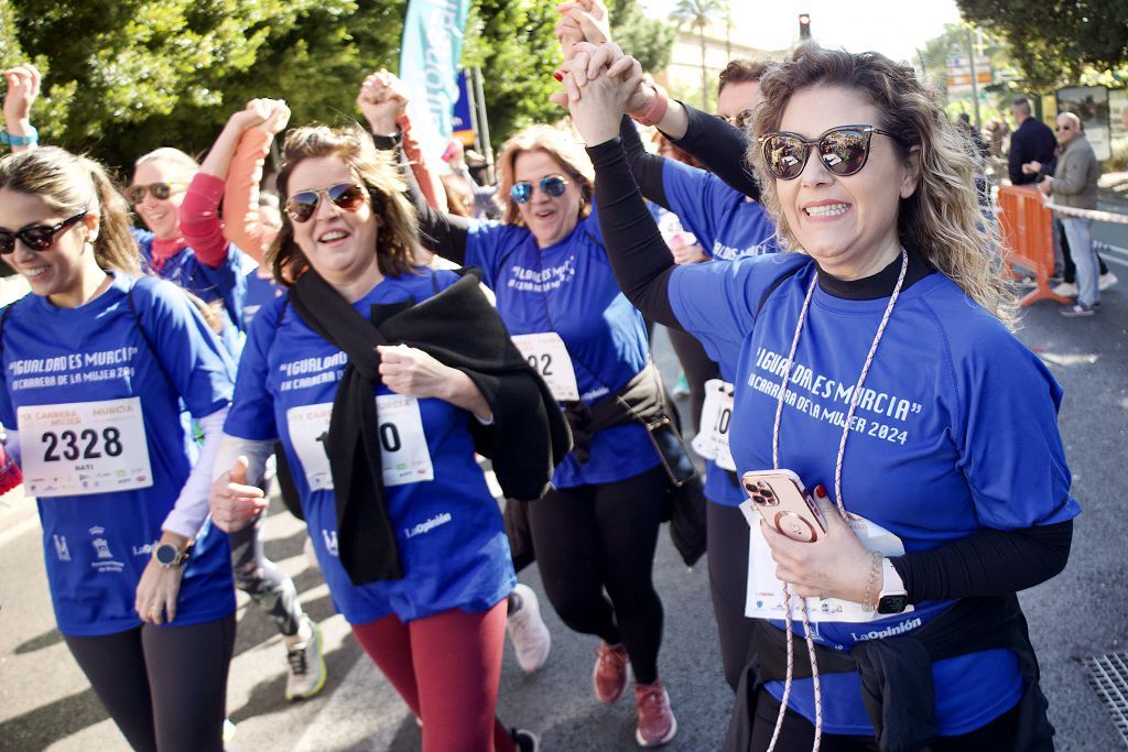 Las imágenes de la llegada a meta de la Carrera de la Mujer de Murcia 2024