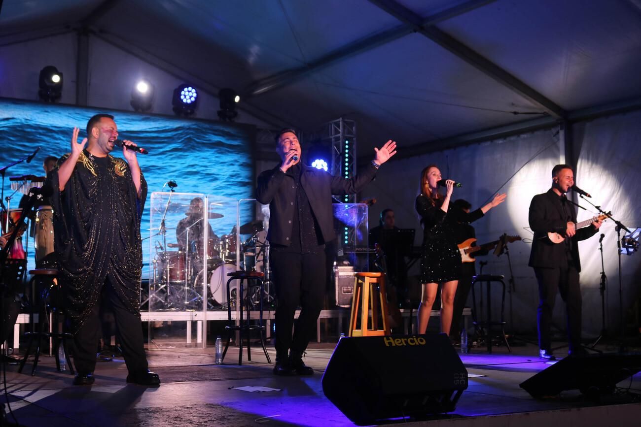 Los Cantadores y Shaila Dúrcal en las fiestas de San Marcial en Femés