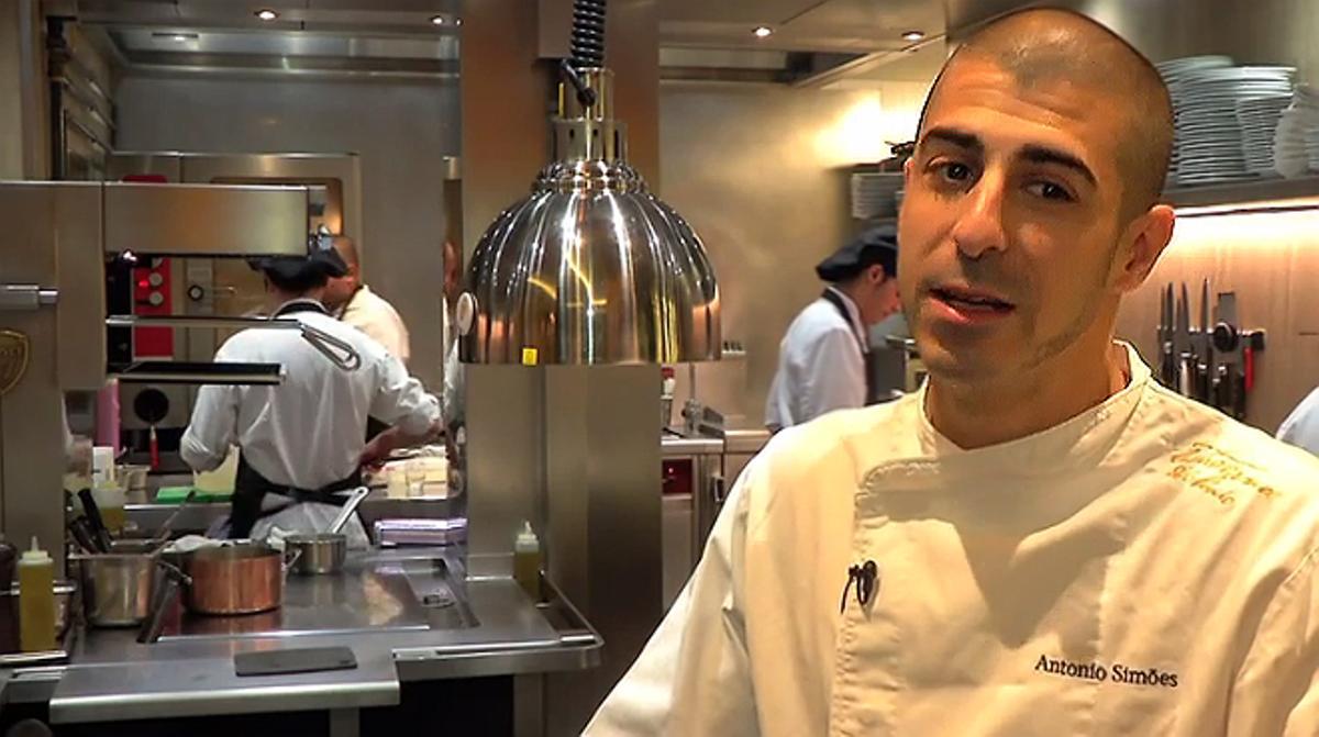 Antonio Simôes, el millor cuiner jove de Catalunya.