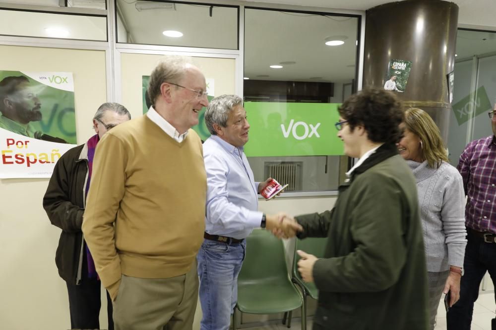 Noche electoral de Vox en Asturias