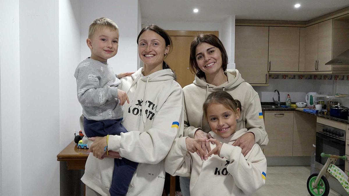 La historia de Alina, Alesia y sus hijos: "tomé la decisión más difícil de mi vida, huir de Ucrania sola con mi niño".