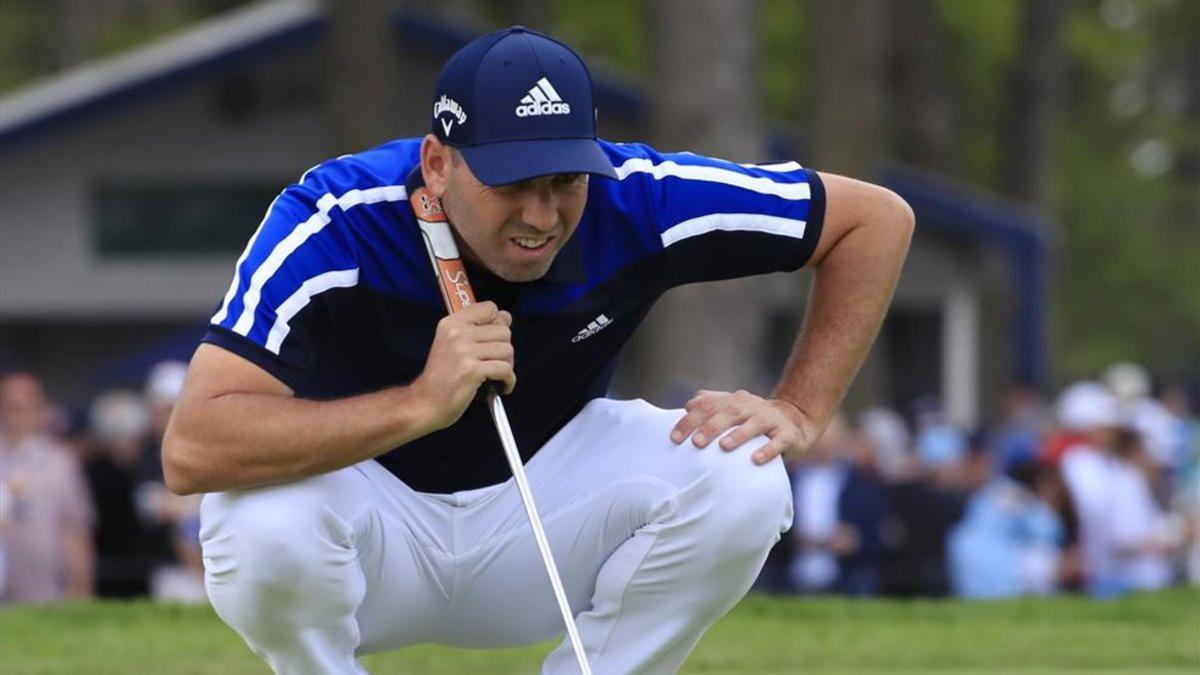 No estuvo fino el primer día de torneo Sergio García.