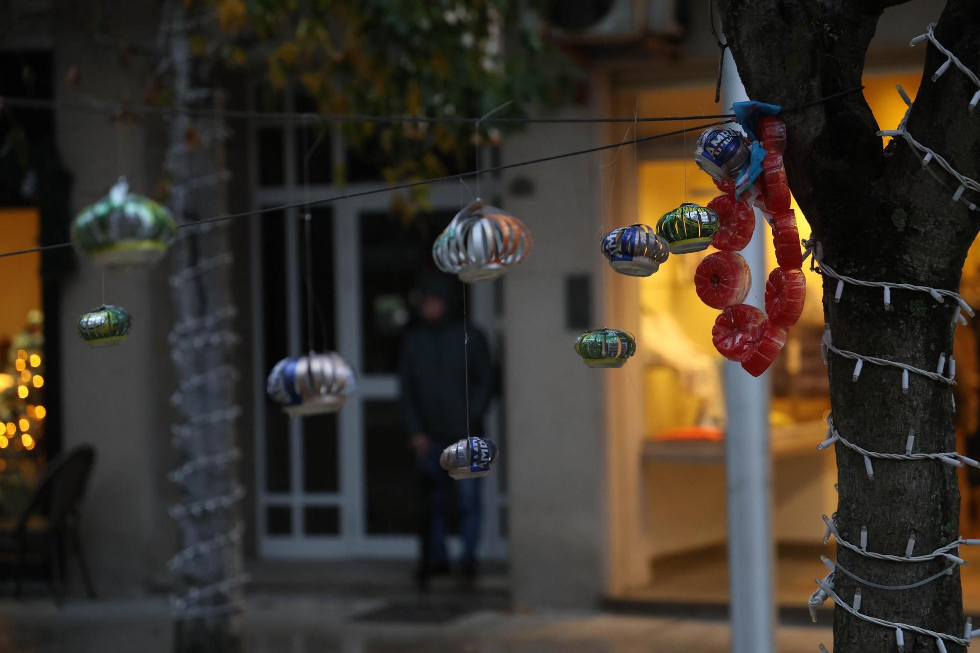 Baiona se recicla en Navidad