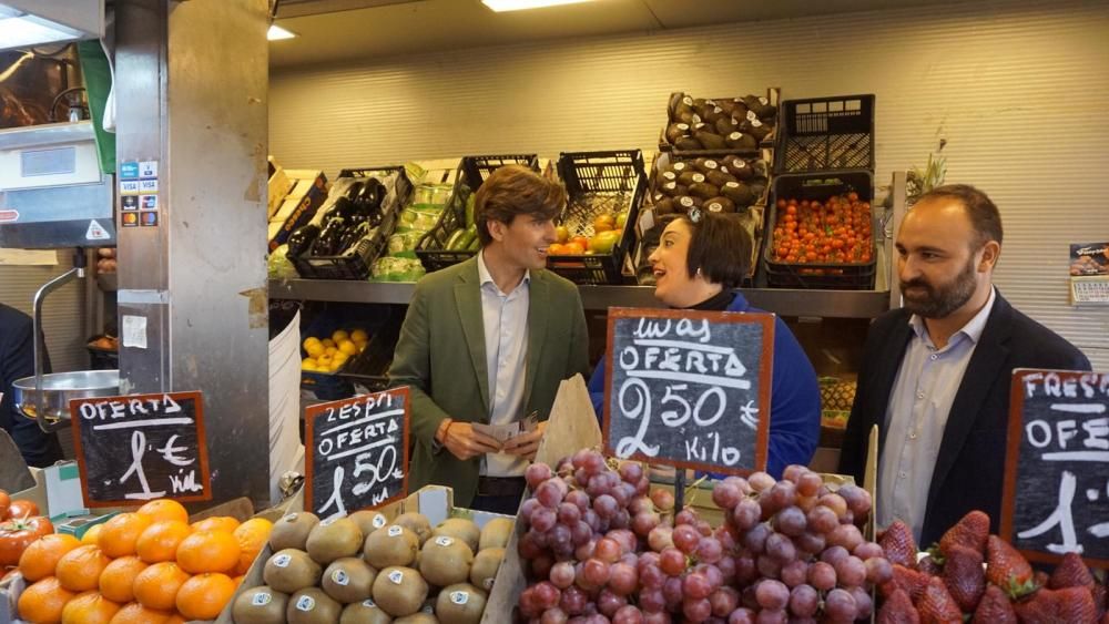 Pablo Montesinos, en el Mercado de Atarazanas