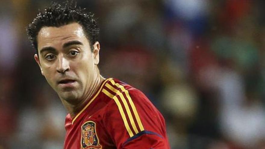 Xavi no jugará el primer partido de la selección.