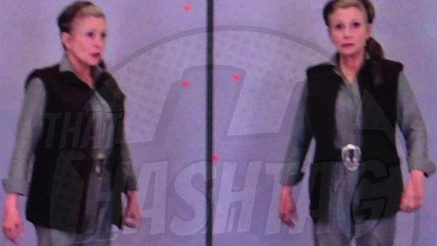 La princesa Leia, con ropa militar en &#039;El despertar de la Fuerza&#039;