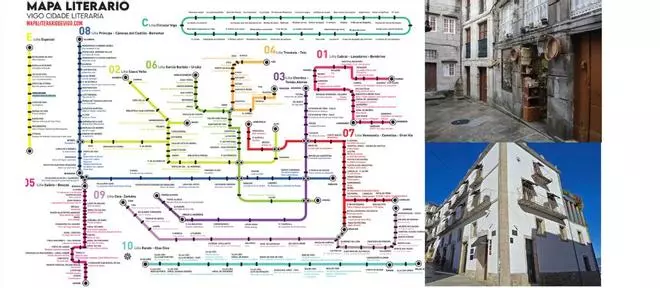 Mapa literario: Viajar por el Vigo que se lee