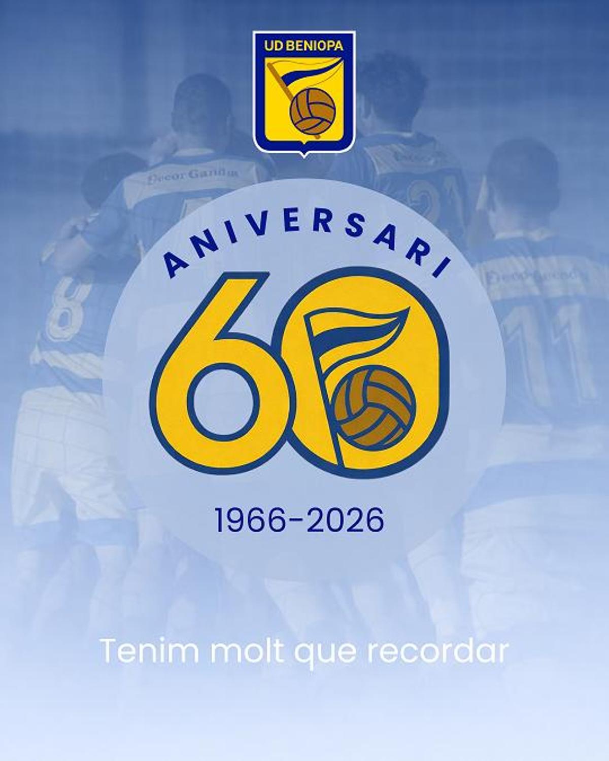 El cartel que anuncia la efeméride