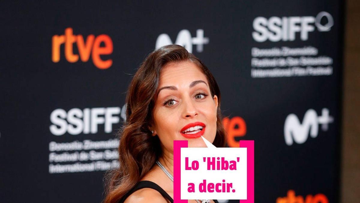 Hiba Abouk confirma embarazo a golpe de alfombra roja y vestidazo