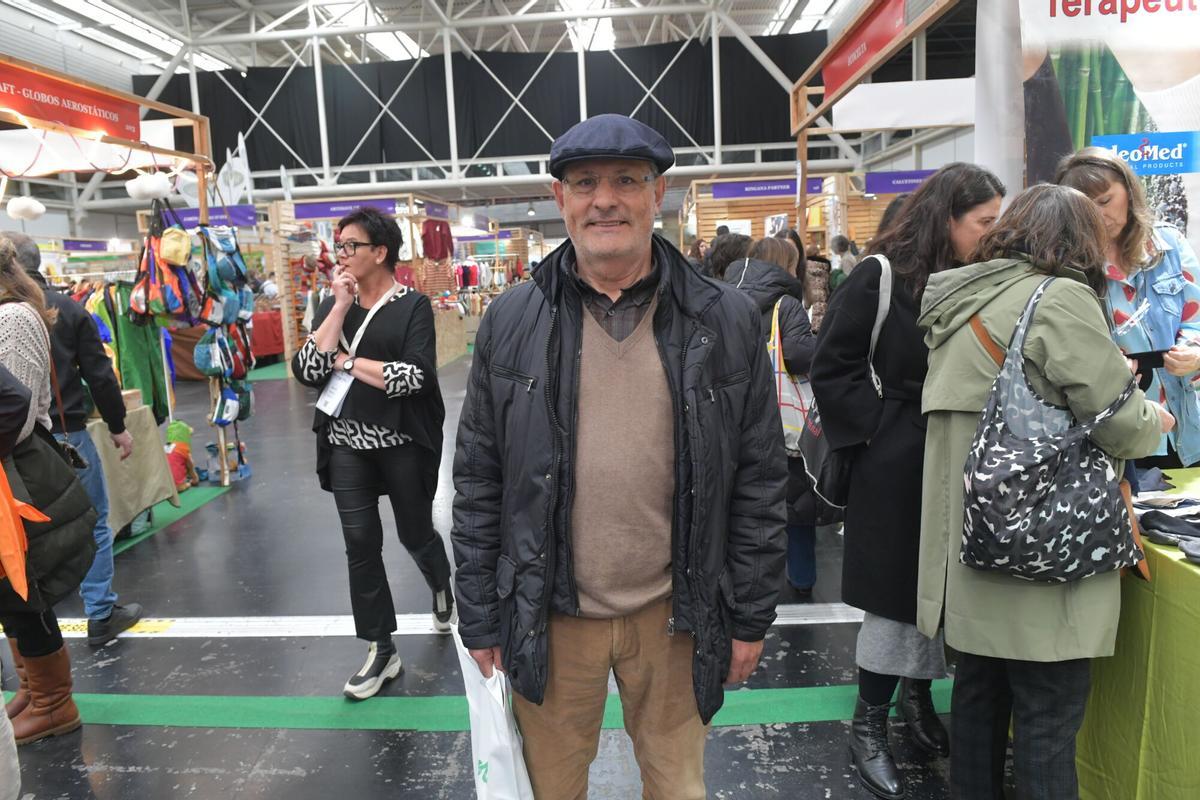 Juan Andrés Taboada en la feria de Biocultura en ExpoCoruña