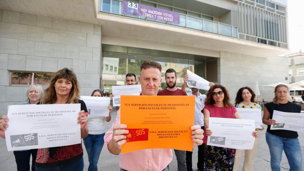 Protesta de los trabajadores