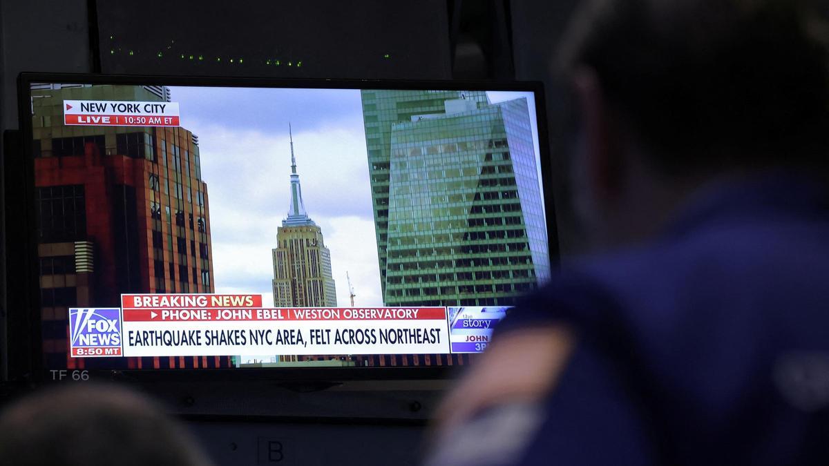 El momento en que un terremoto en Nueva York sacude una reunión de la ONU