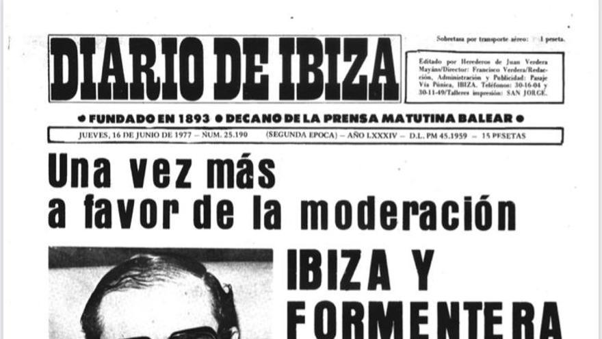 Mira aquí todas las portadas de los periódicos de Diario de Ibiza con los resultados de las elecciones generales desde 1977