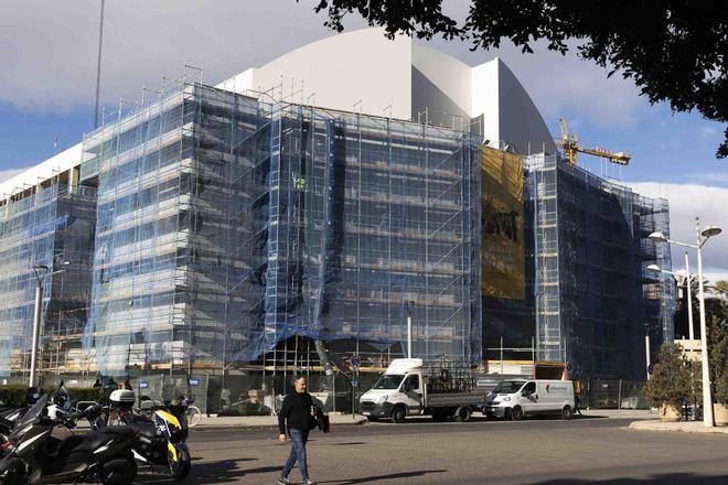 Obras de rehabilitación del Palau de la Música