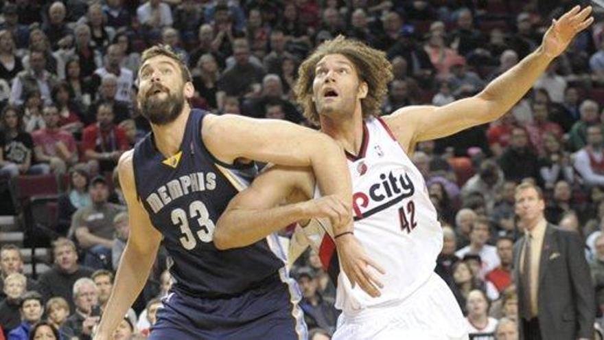 Marc Gasol, en un momento del partido.