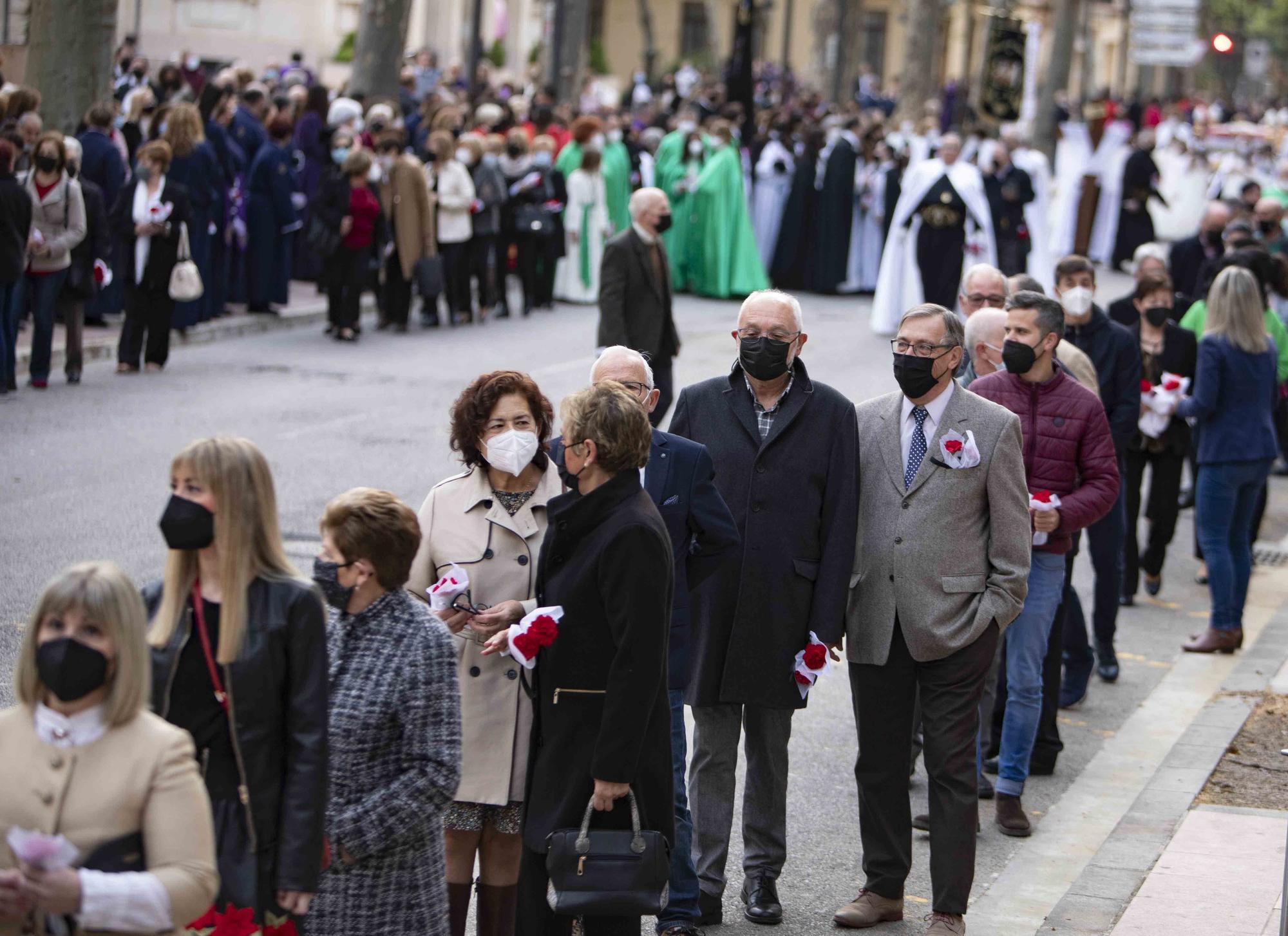 La procesión de "la Camilla" de Xàtiva estrena paso rodado