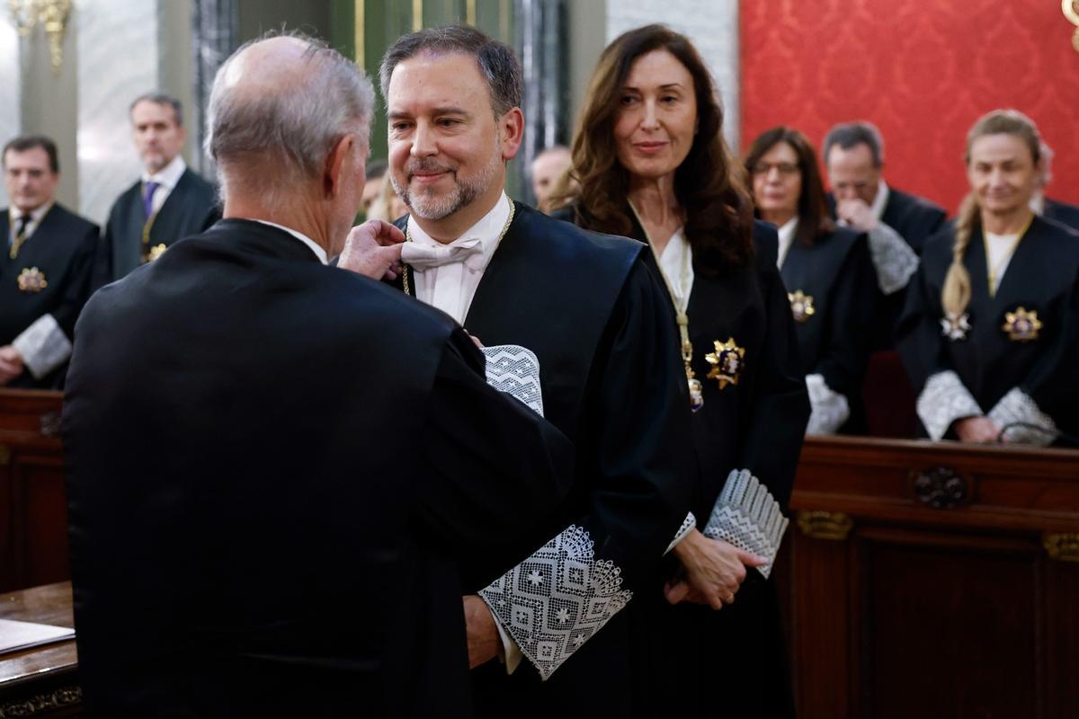 Julio Cano promete en el Supremo su cargo como nuevo fiscal jefe de la Secretaría Técnica de la Fiscalía General