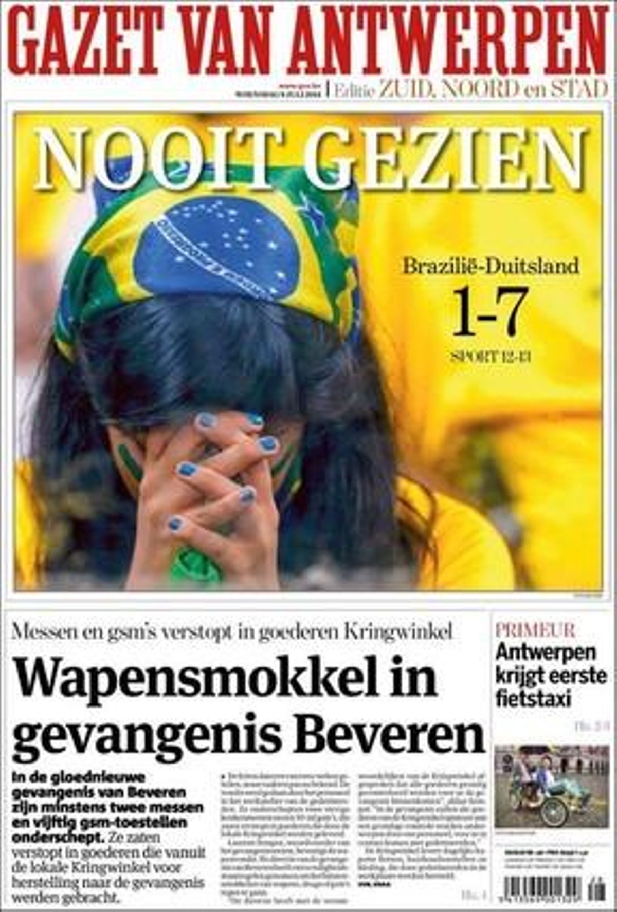 Així ho han vist a ’Gazet van Antwerpen’.