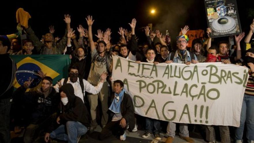 Protestas en Brasil