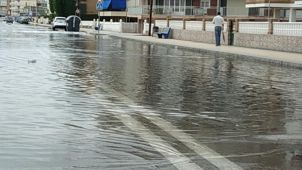 Lluvia e inundaciones en Santa Pola