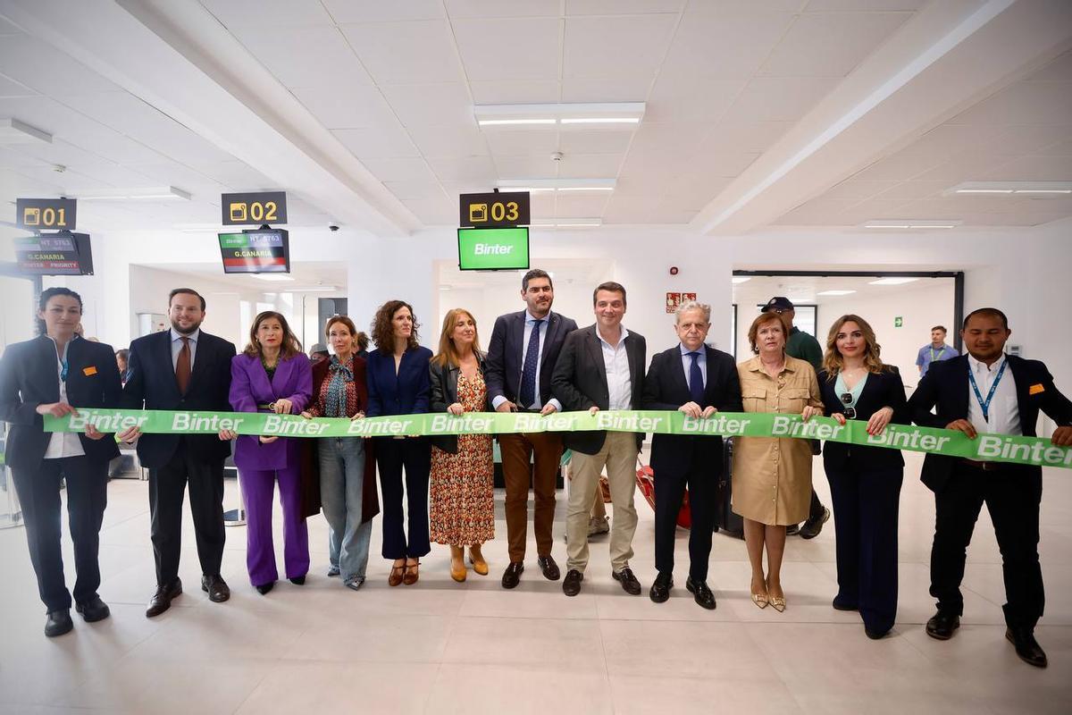 Inauguración de la conexión Gran Canaria-Córdoba.