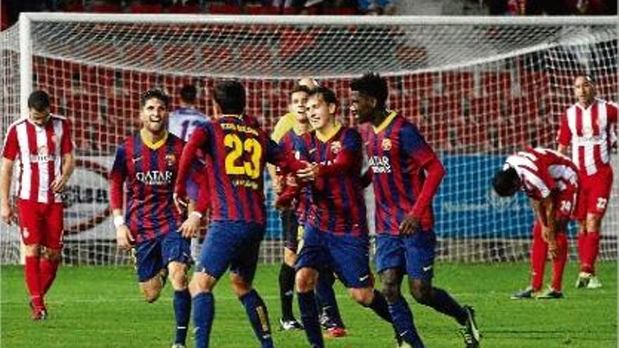 La derrota contra el Barça B del curs passat va suposar l&#039;inici de la davallada del Girona a la classificació.