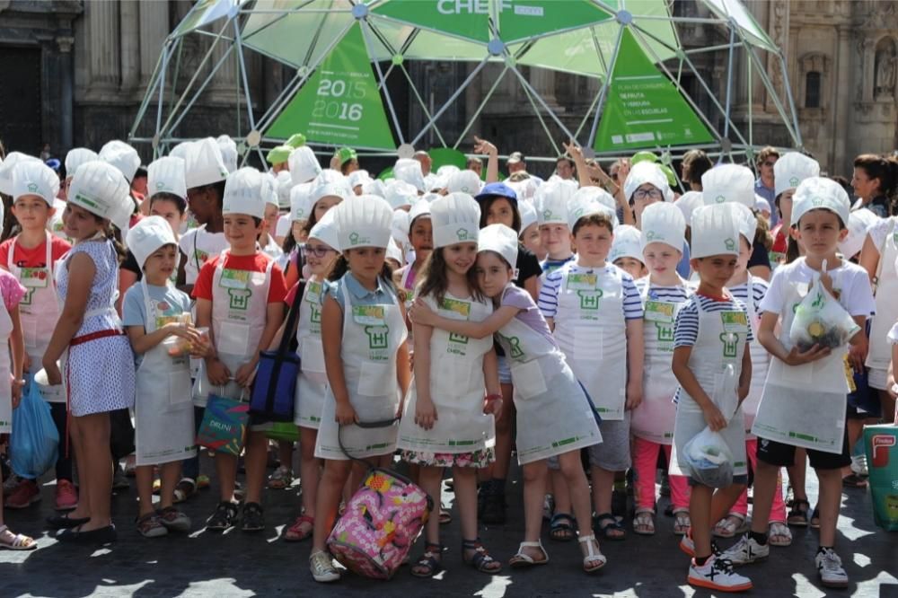 Más de 250 niños participan en el HuertaChef