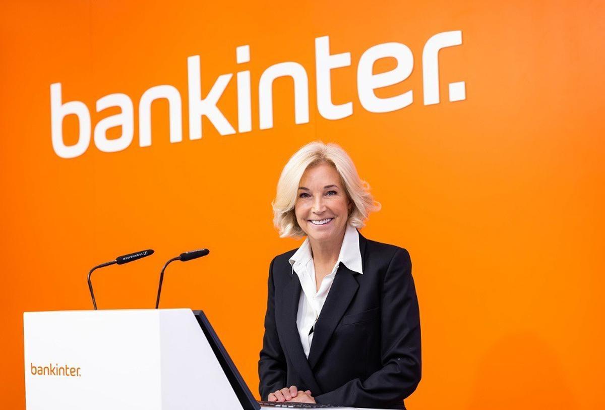 La consejera delegada de Bankinter, María Dolores Dancausa, durante la presentación de resultados del tercer trimestre de 2022.