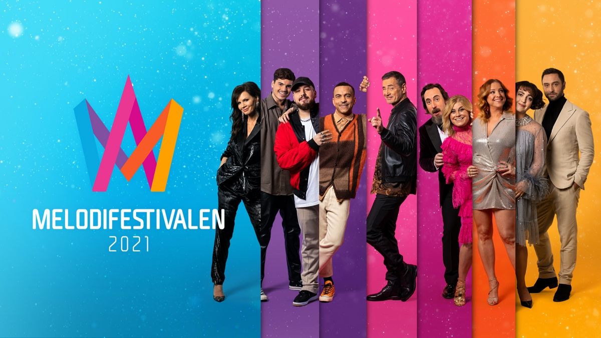 Los presentadores de las galas del Melodifestivalen 2021