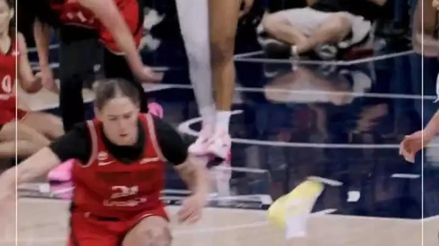 La acción del partido fue de Alicia Flórez