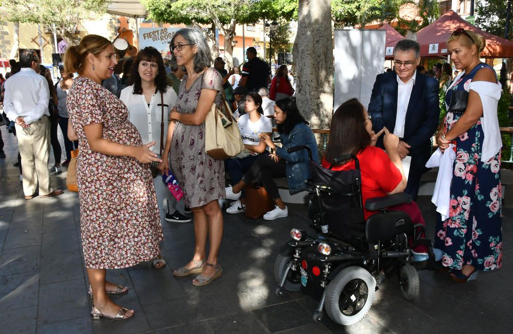 10/10/2019 AGÜIMES. Día Mundial Salud Mental en la plaza del Rosario de Agüimes. Fotógrafa: YAIZA SOCORRO.  | 10/10/2019 | Fotógrafo: Yaiza Socorro