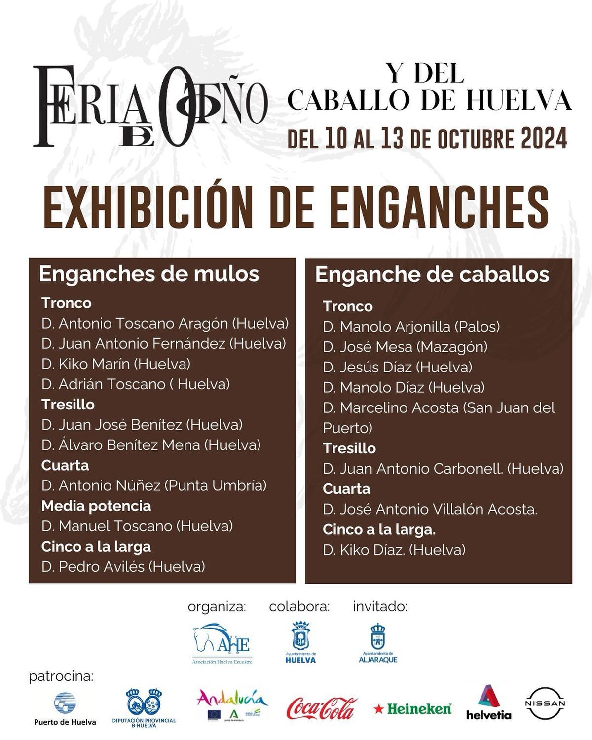 Exhibición de Enganches de la Feria del Caballo de Huelva