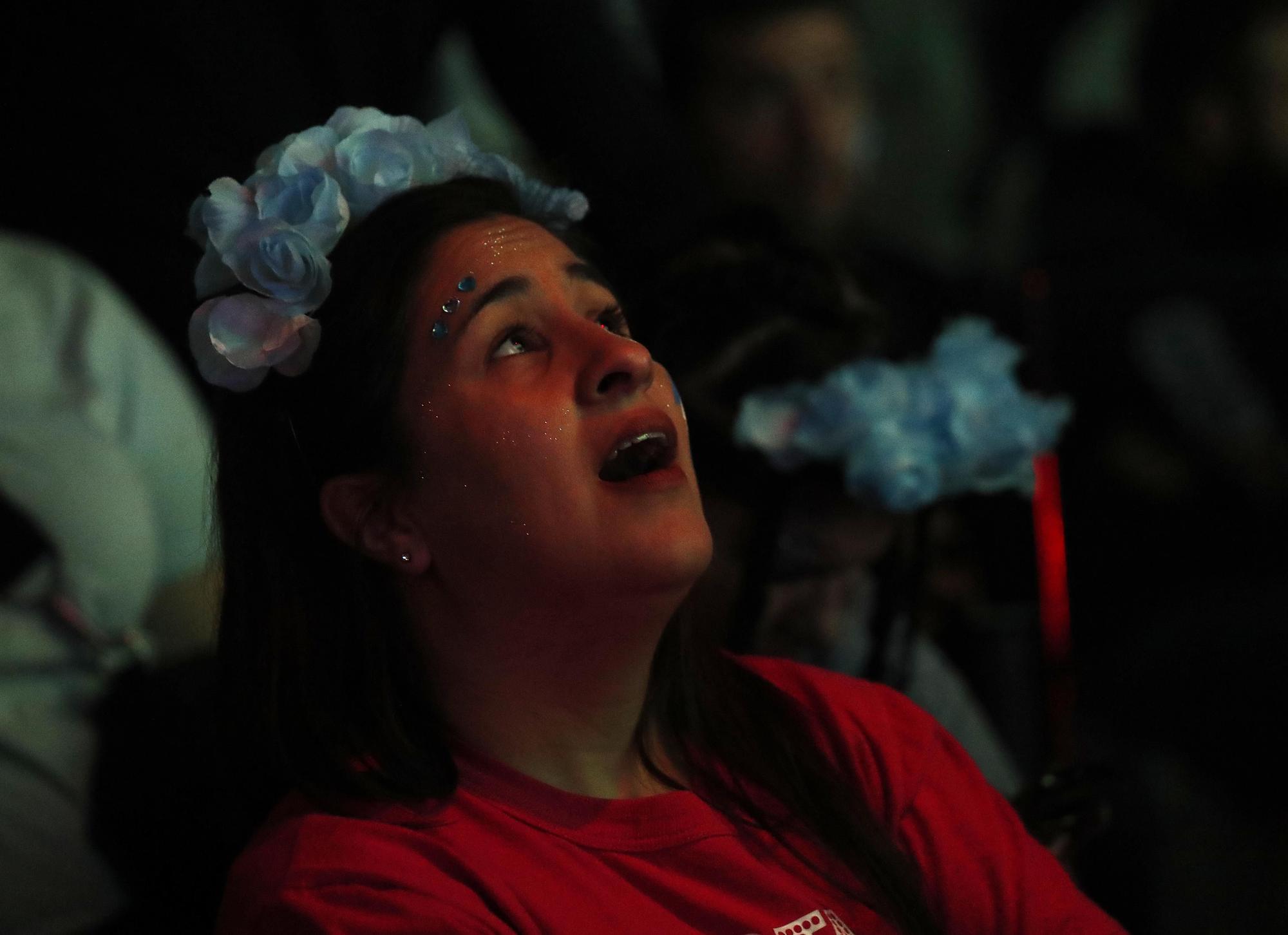 La afición argentina sigue en València el partido de la final del Mundial de Catar contra Francia